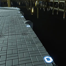 Solar Lights for Snap Dock | Floating PWC Ports in Venice 