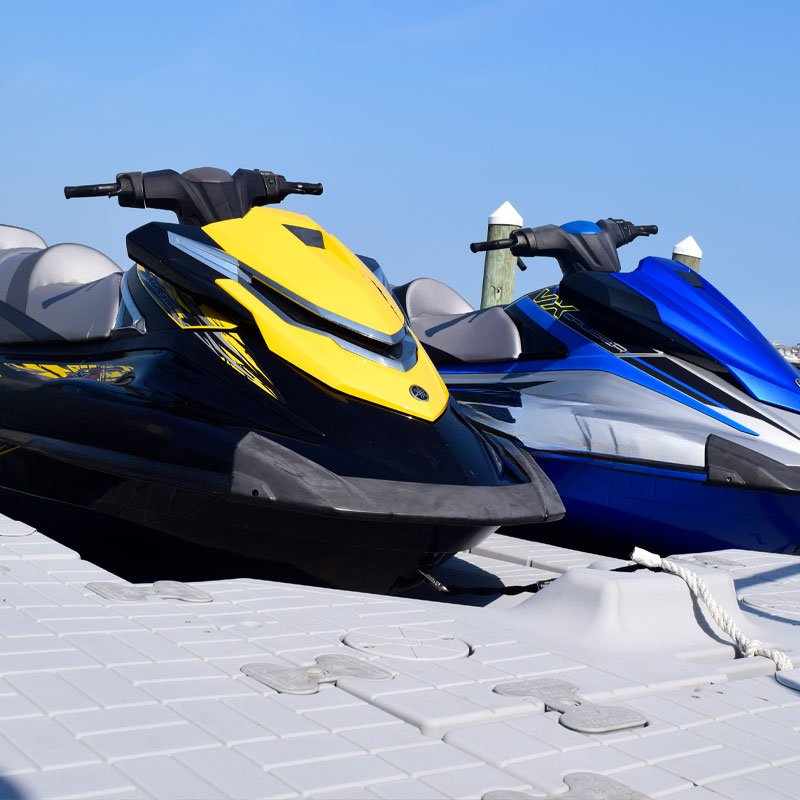 drive on jet ski dock by Snap Dock Venice 